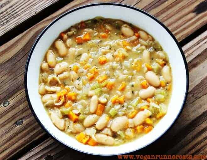 Easy Vegan Cannellini Bean Soup Recipe