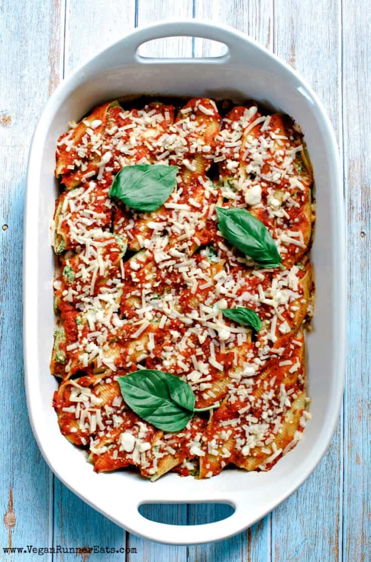 Vegan Stuffed Shells with Cashew-Almond Ricotta