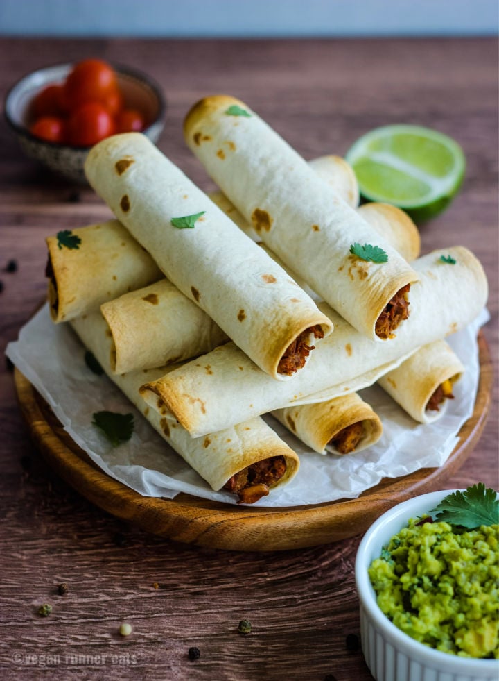 How to make homemade vegan taquitos in the Instant Pot